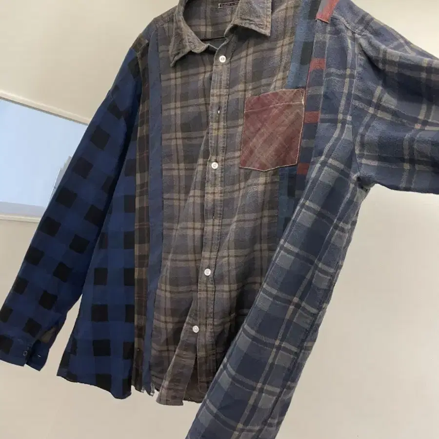 needles FLANNEL SHIRT 판매