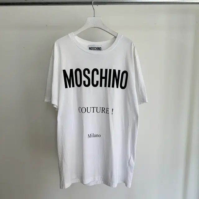 모스키노 moschino 로고 여성 반팔 티셔츠