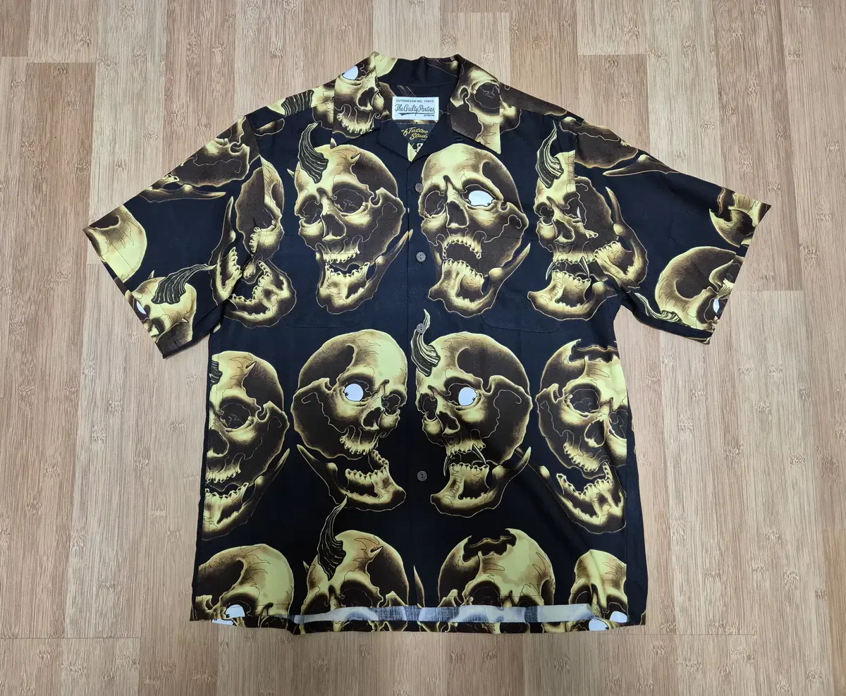 Wakomaria 56Tatoo Studio Skull Shirt Black