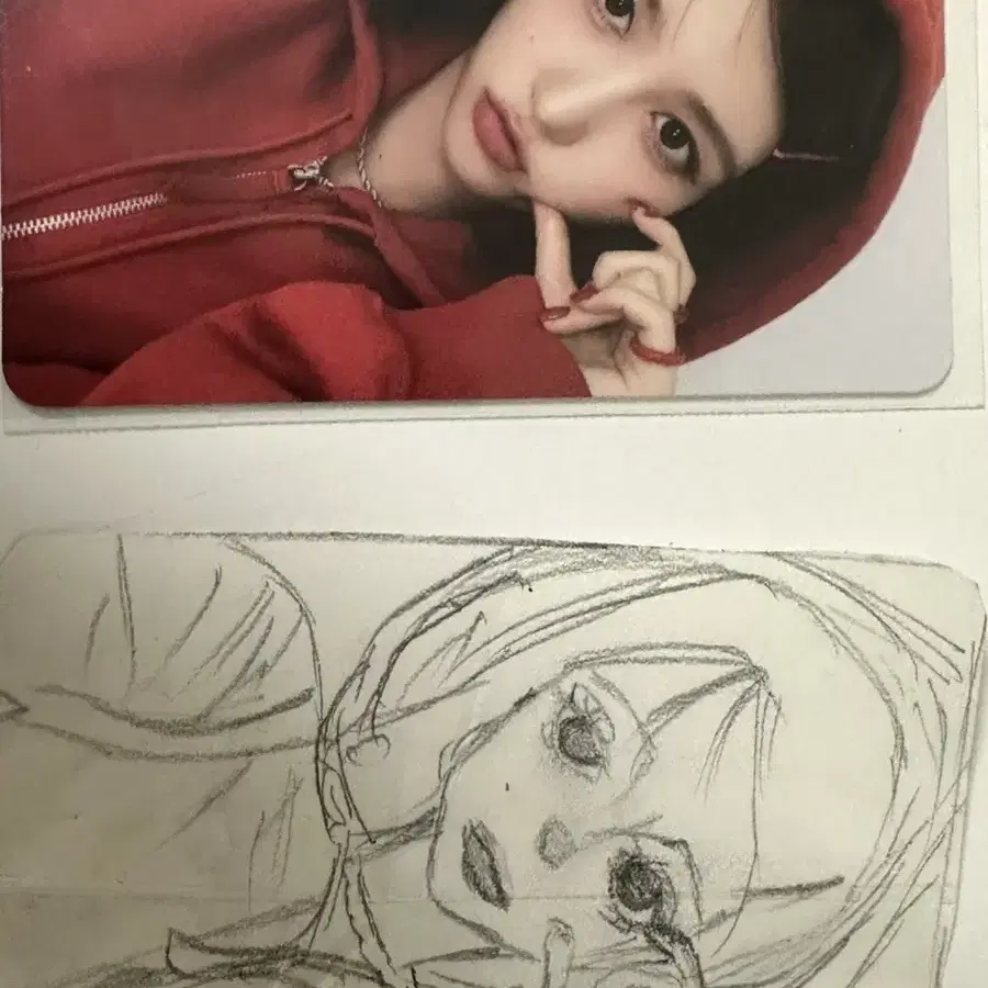 그림 포카 커미션 받아용 어떤 아이돌이든 가능합니당