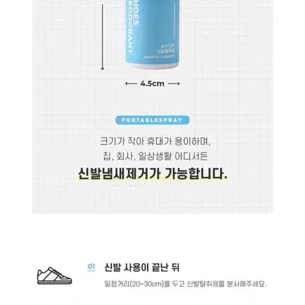 택포2000원 신발 탈취제 100ml