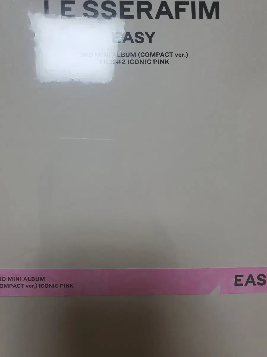 le sserafim easy sakura sealed compact album