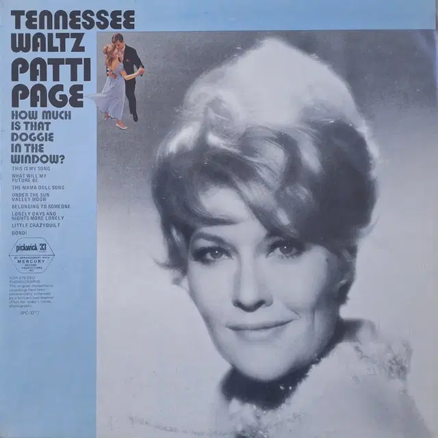 미국원반/Patti Page - Tennessee Waltz LP