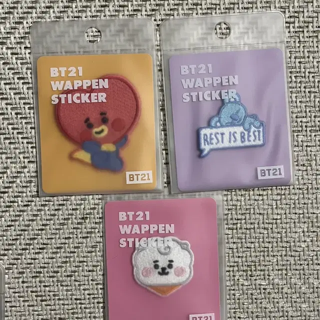 미개봉 BT21 와펜 스티커