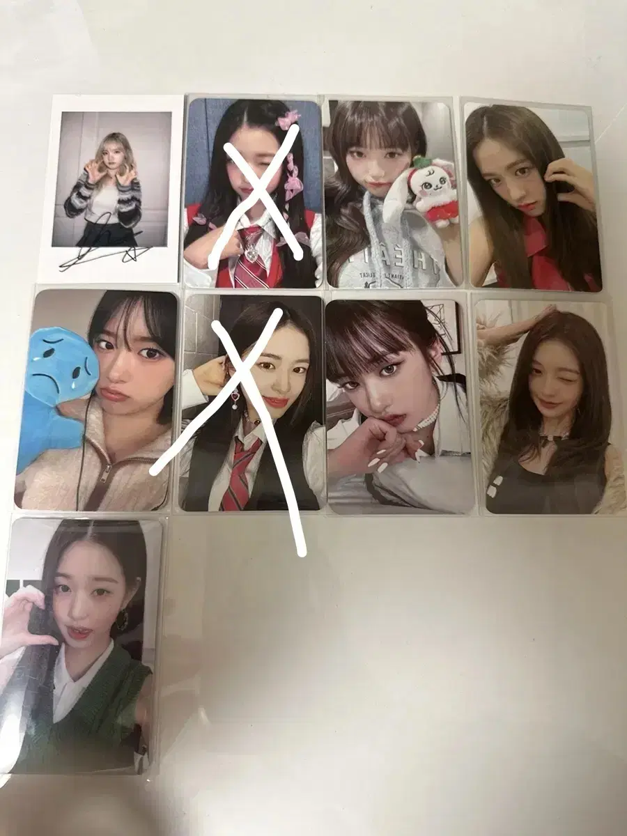 ive photocard yangsanchang yujin gaeul leeseo wonyoung liz yiesser american horror alfoil elevenlove divebody