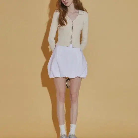 ODS 오디에스 VOLUME SKIRT (WHITE)