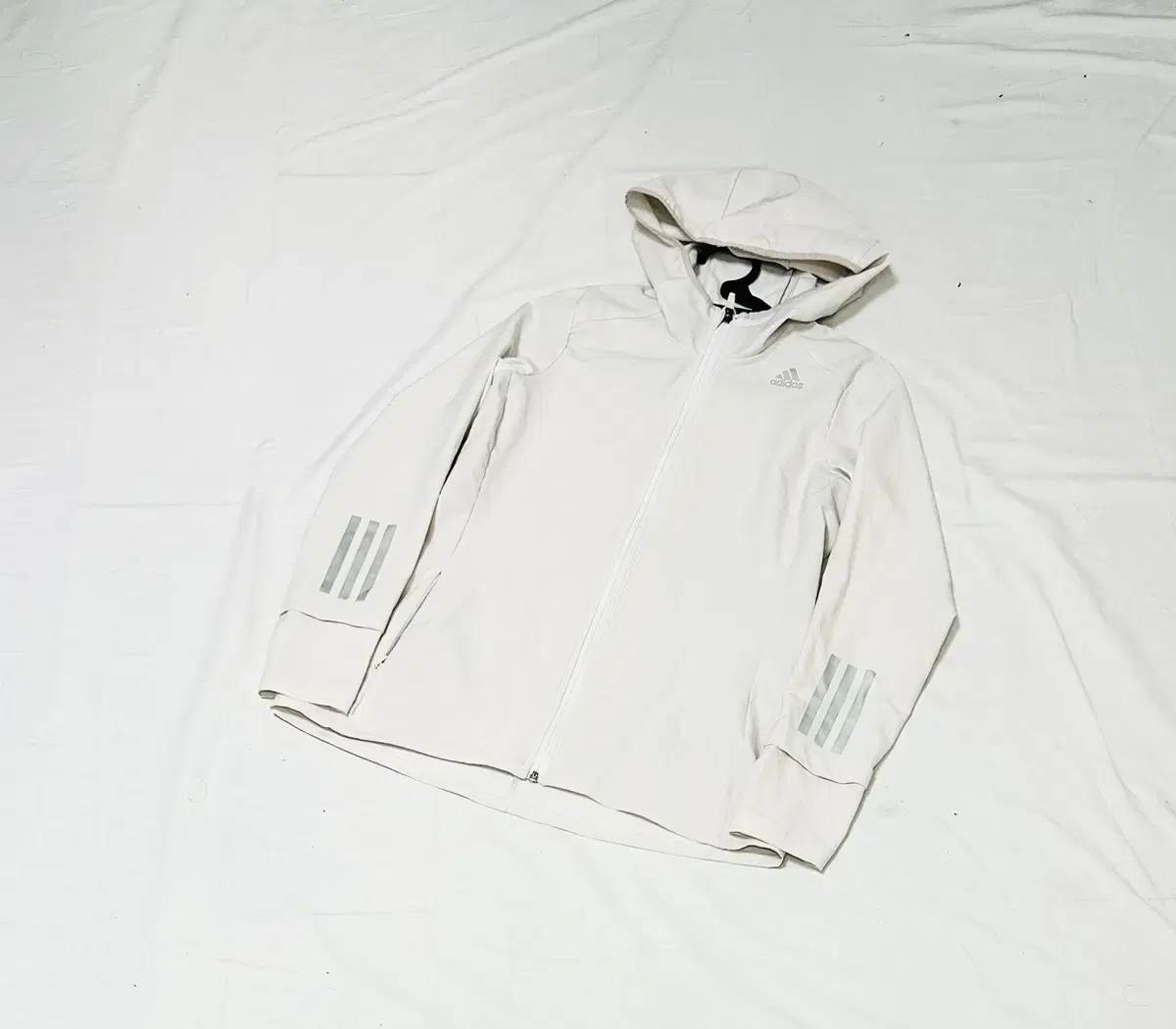 adidas Running White Windbreaker Jacket