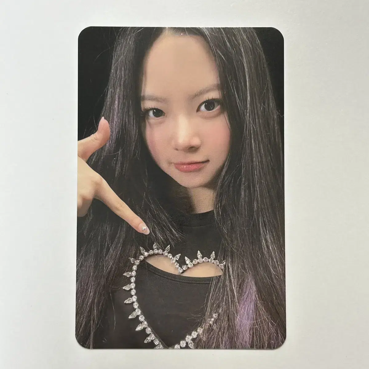 폭덤O) le sserafim hong eunchae Pierless Japan Photocard