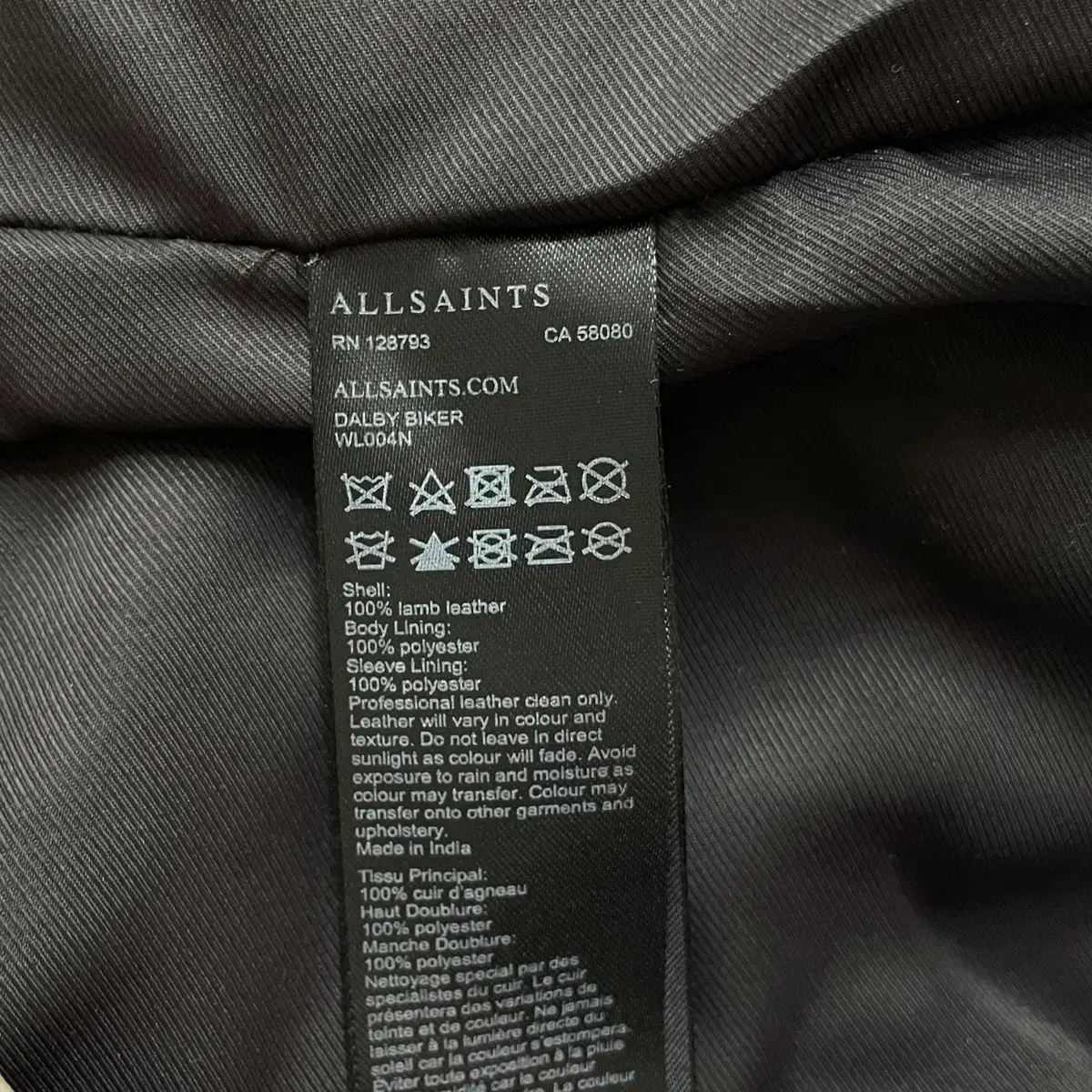 [ALLSAINTS] 올세인츠 달비 바이커 가죽자켓