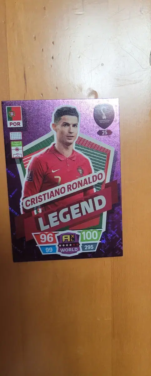 Qatar World Cup 2022 Football Card Legend Ronaldo