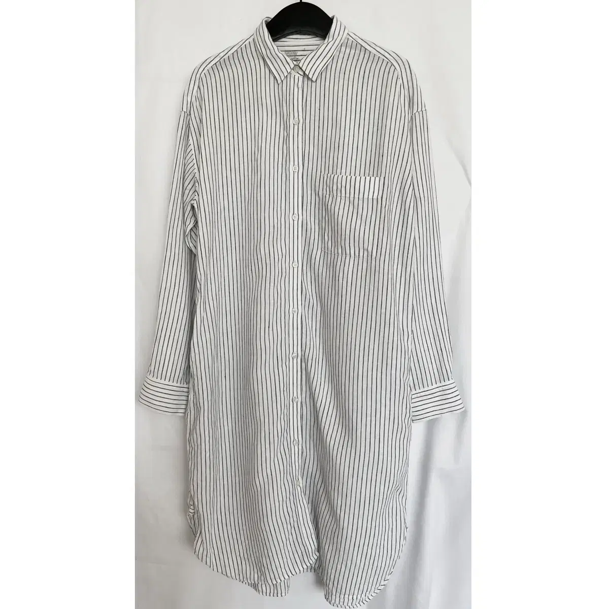 [muji] unmade linen shirt one piece