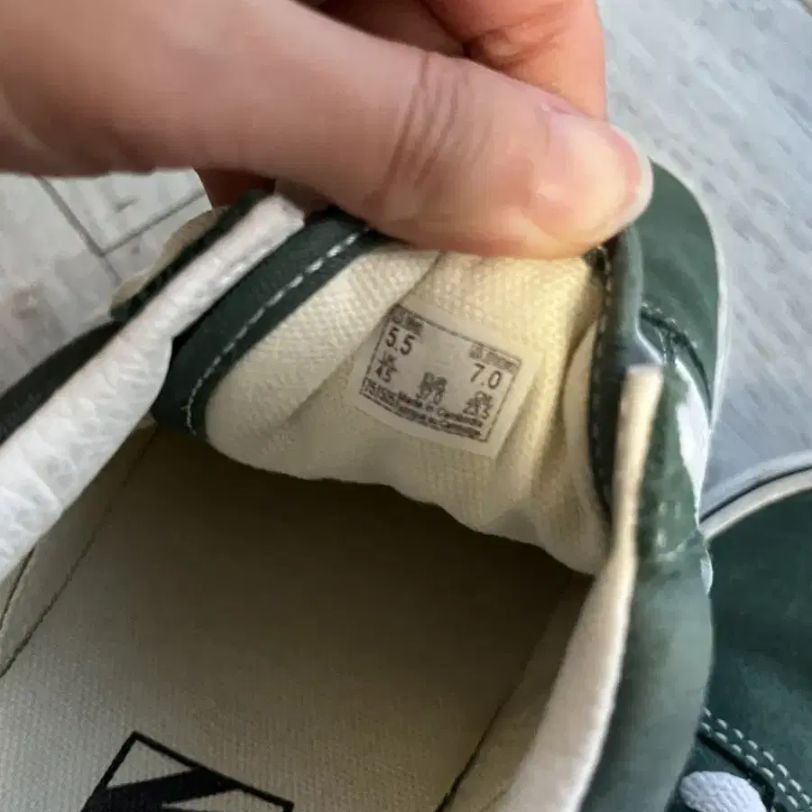 반스 VANS 컬러 띠어리 덕그린 올드스쿨 235