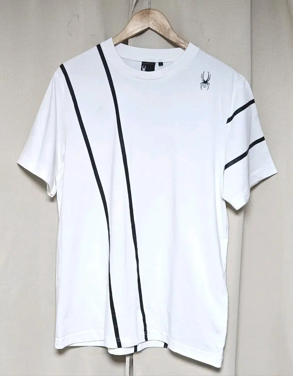 Spider Round Vahn Tee White Size 100