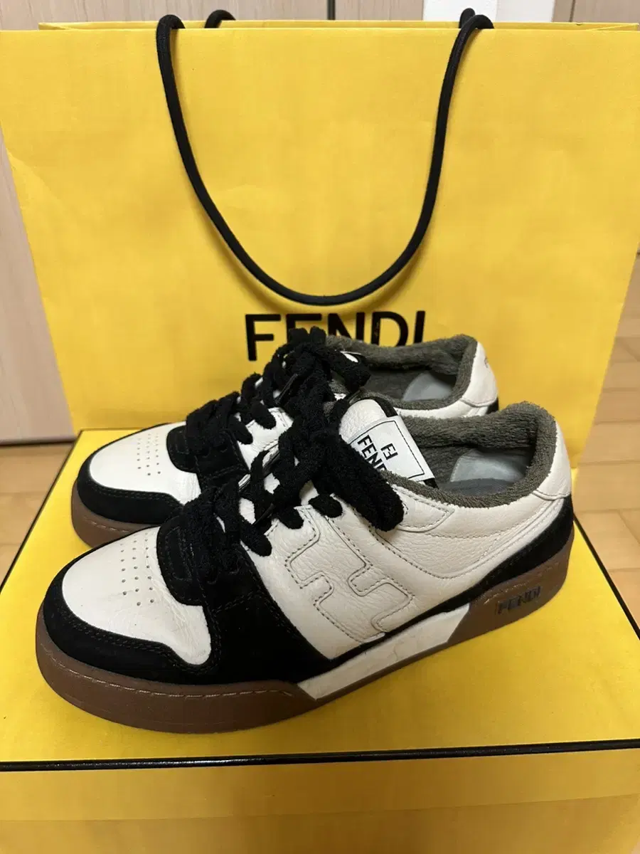 Fendi Black Suede Matching Sneakers 255-260