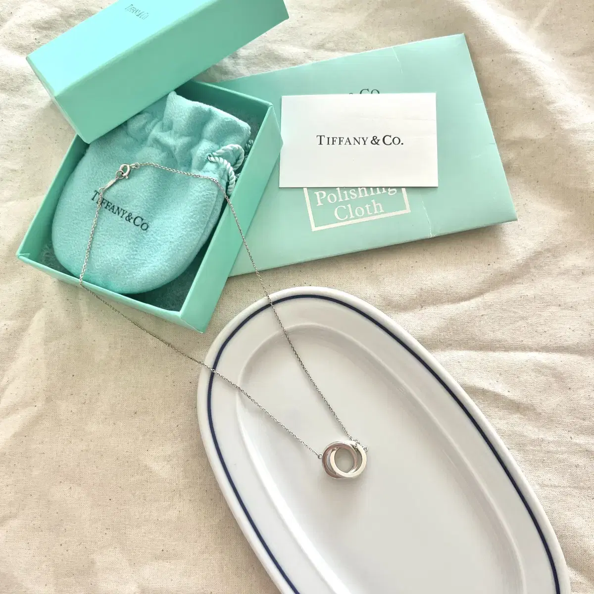 티파니앤코 1837 인터라킹 써클 목걸이 Tiffany & Co. 183