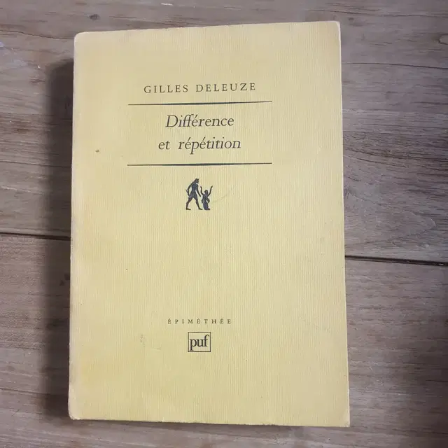 Gilles Deleuze 질 들뢰즈 차이와 반복 철학 책