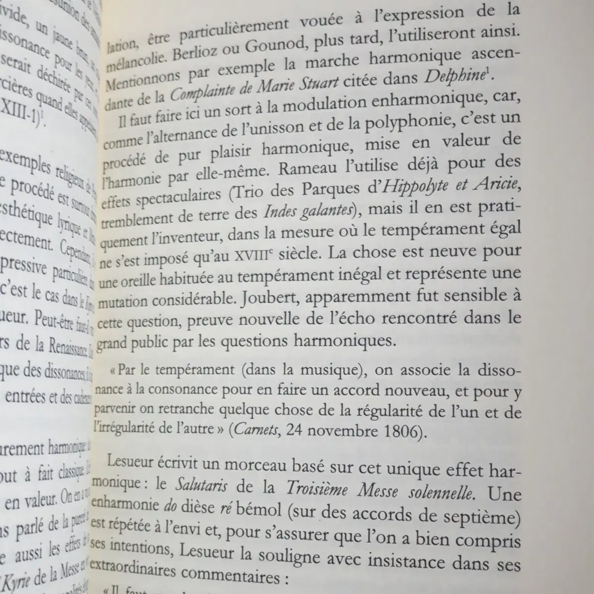 Nicolas Perot 샤토브리앙 시대의  음악에 관한 의견들