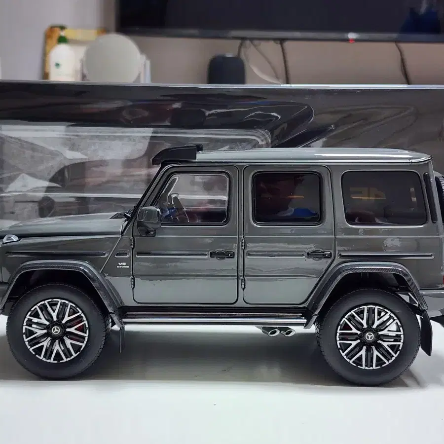 1:18 iScale 벤츠 G63 AMG 그레이 딜러버전 한정 다이캐스트