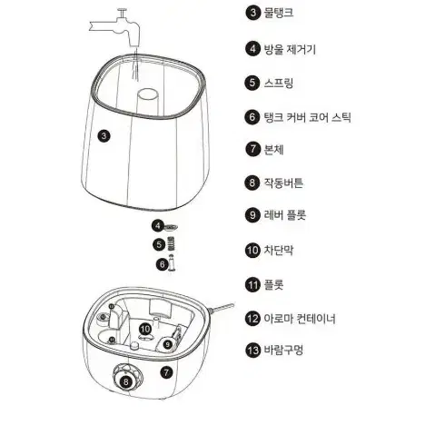 버논 초음파가습기