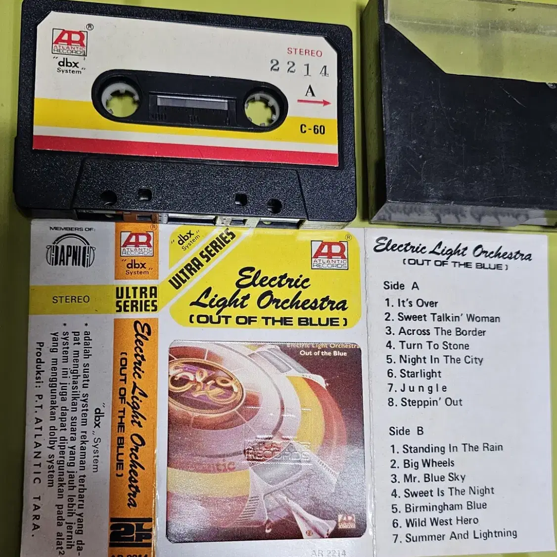 70년대 Atlantic Records dbx system Tape