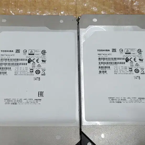 도시바14테라 14TB 나스용고급 HDD