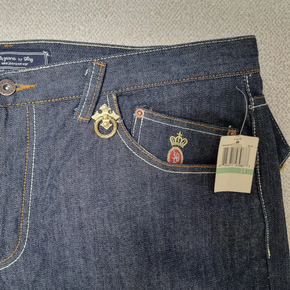 Prohibit LRG jeans 사무라이 아머 포켓 데님(38)