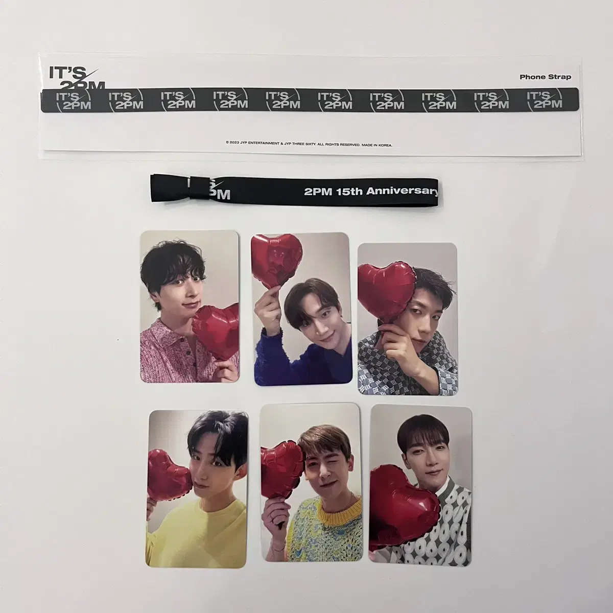 It's 2pm Fan Club Exclusive pre-order benefit photocard Bracelet Phone Strap junho Photo Card