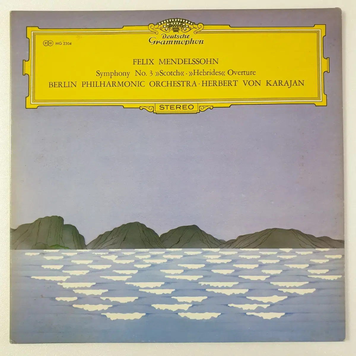 (LP) Mendelssohn's Symphony No. 3 (Karajan, Berliner Philharmonie)