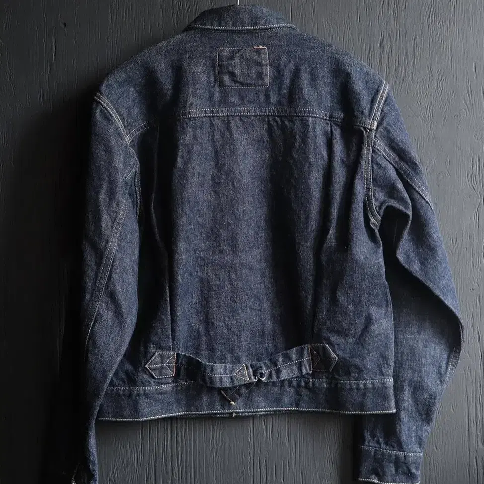 블랙사인 14oz Denim pleats jacket