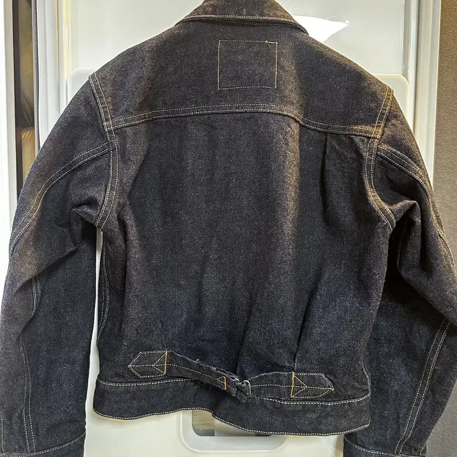 블랙사인 14oz Denim pleats jacket