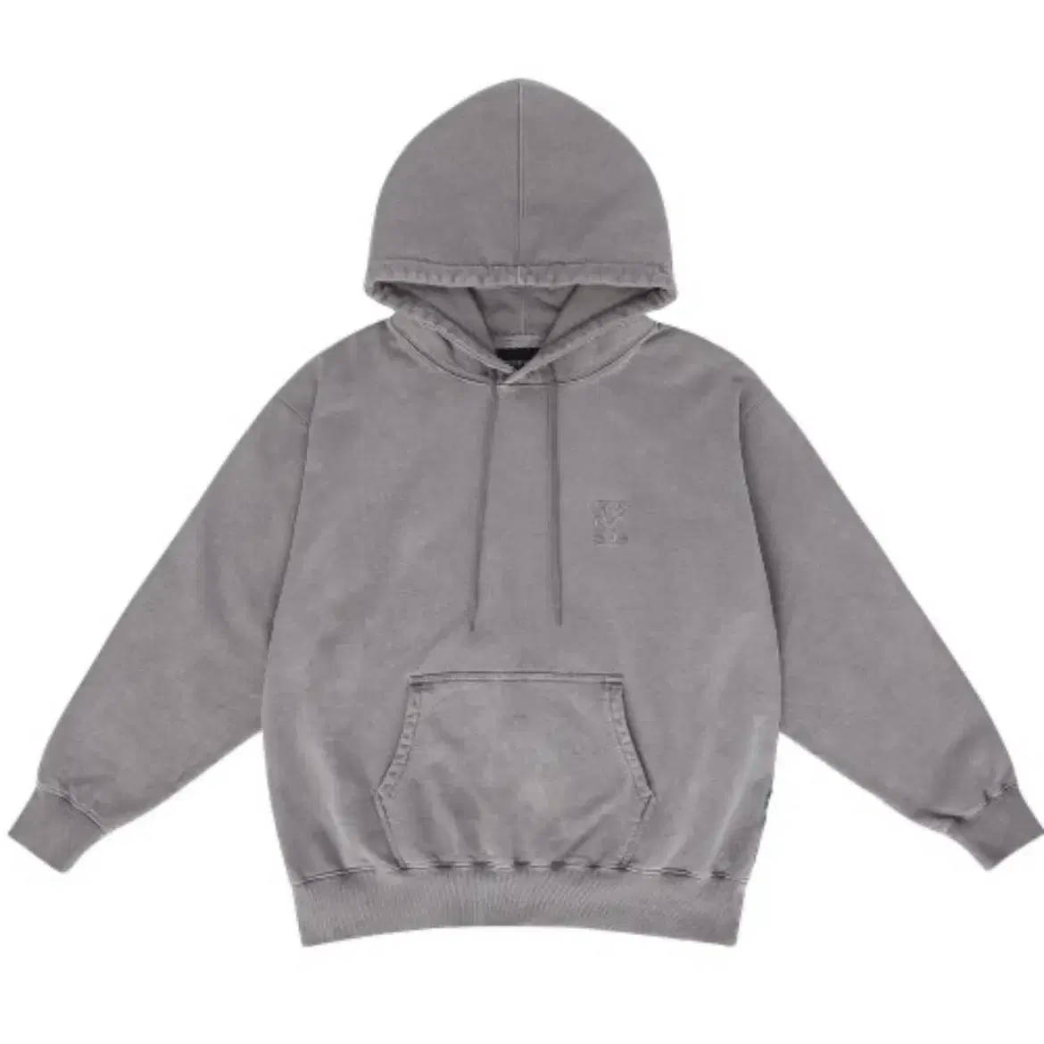 예스아이씨 후드 Pig Dyed Hoodie Charcoal