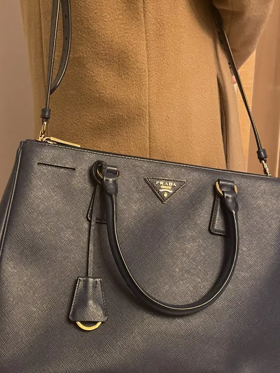 Prada Saffiano Luxe (1BA274) 2 way Large/Blooette