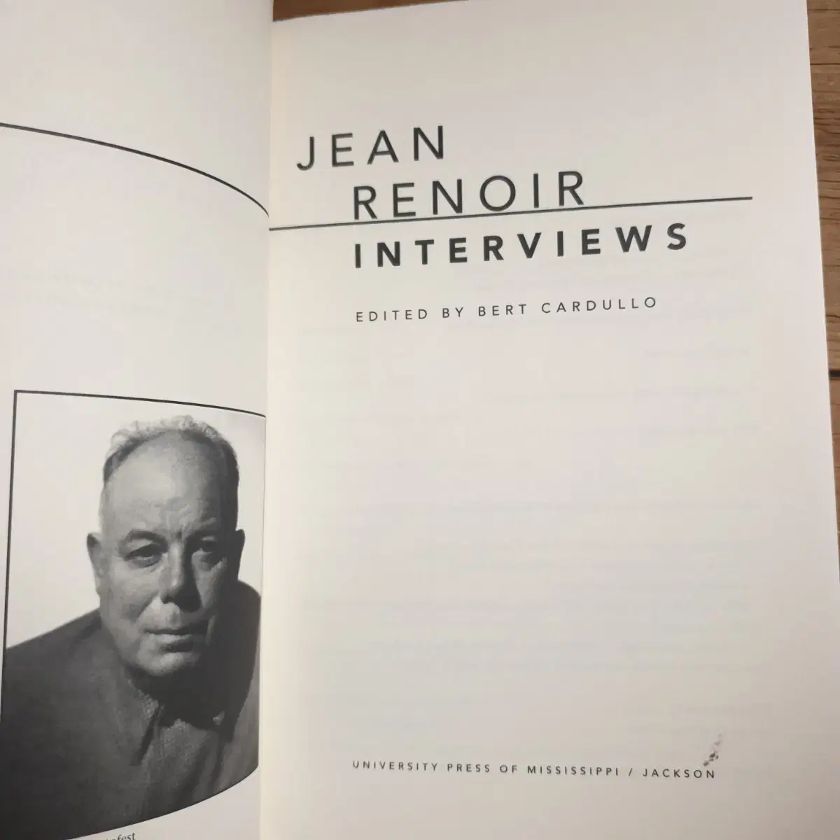 Jean Renoir 장 르누아르 interview 대담집 영화 서적 책