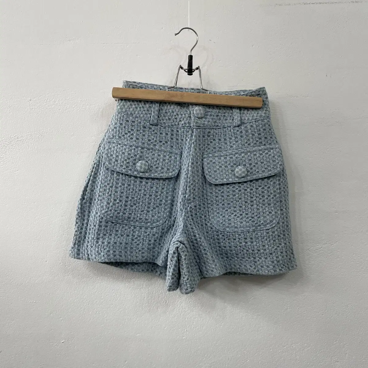 New product Tweed high-waisted shorts s