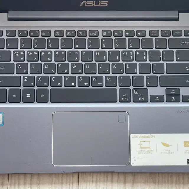 ASUS 비보북S14 노트북 모델명 S410U 램8GB SSD 128GB