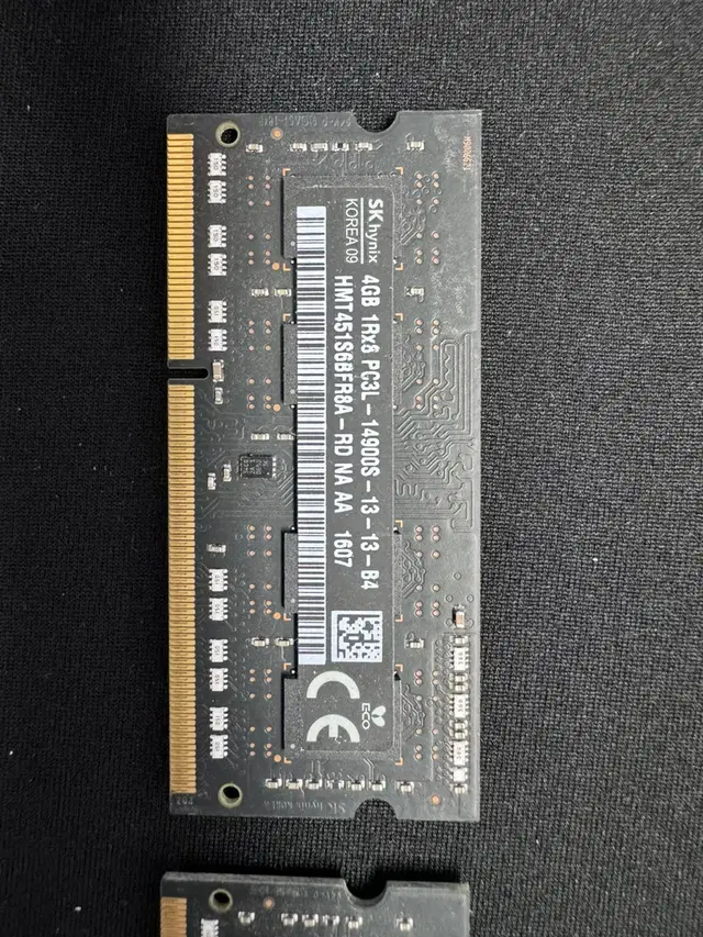 ddr3 아이맥 및 노트북용, 4gb x 2, 8gb 팝니다