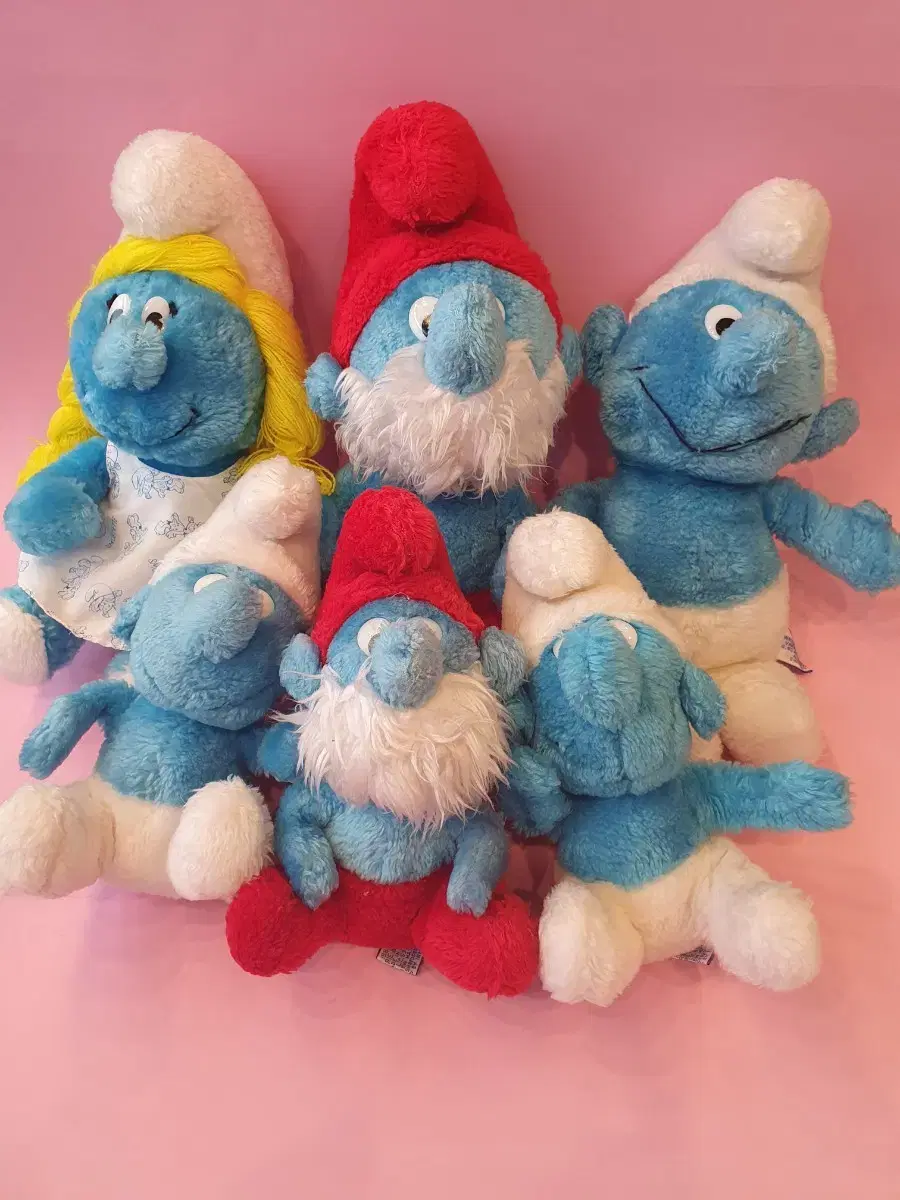 80s Smurfs dolls