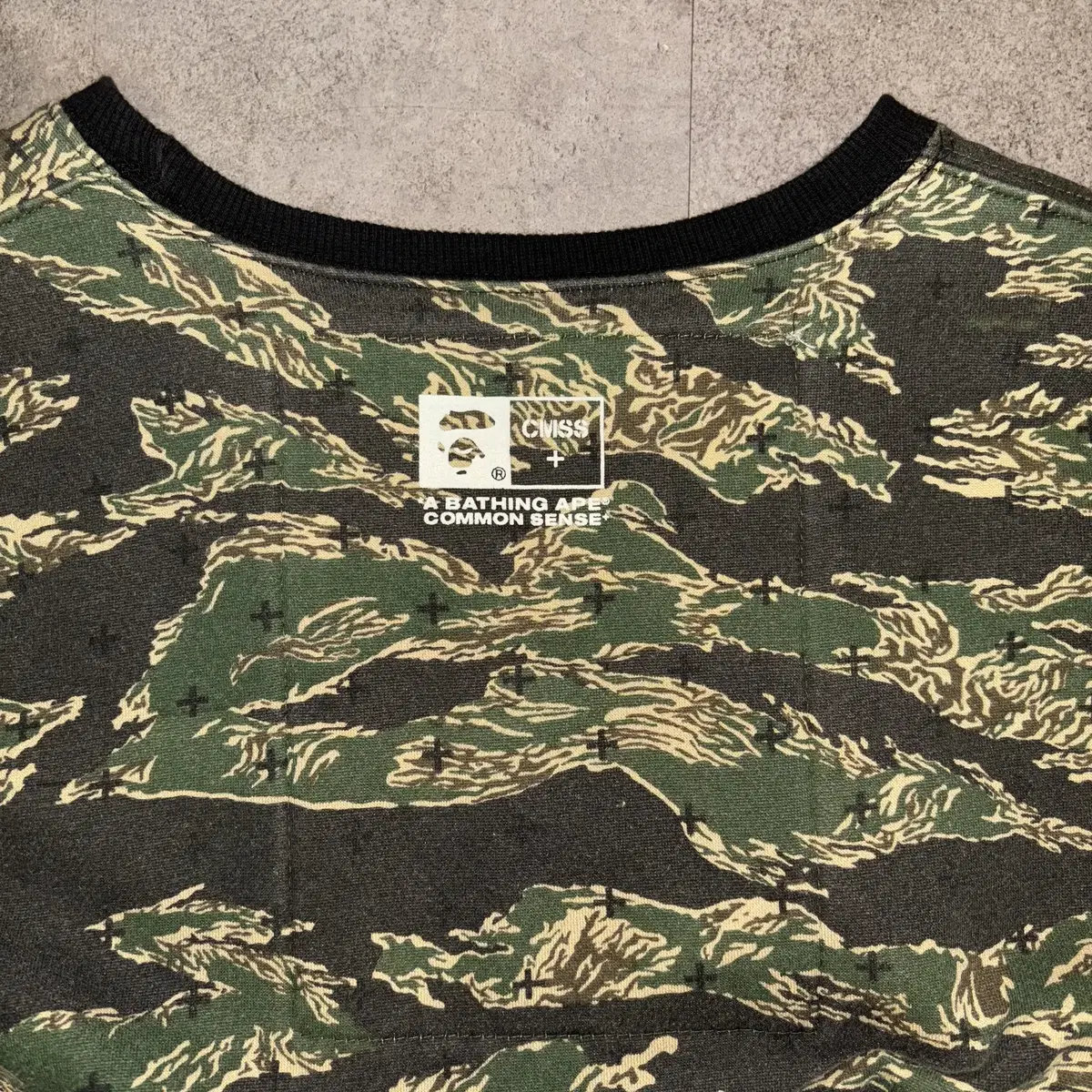 A BATHING APE 베이프 리얼트리패턴 카모 프린팅 맨투맨 (XL)