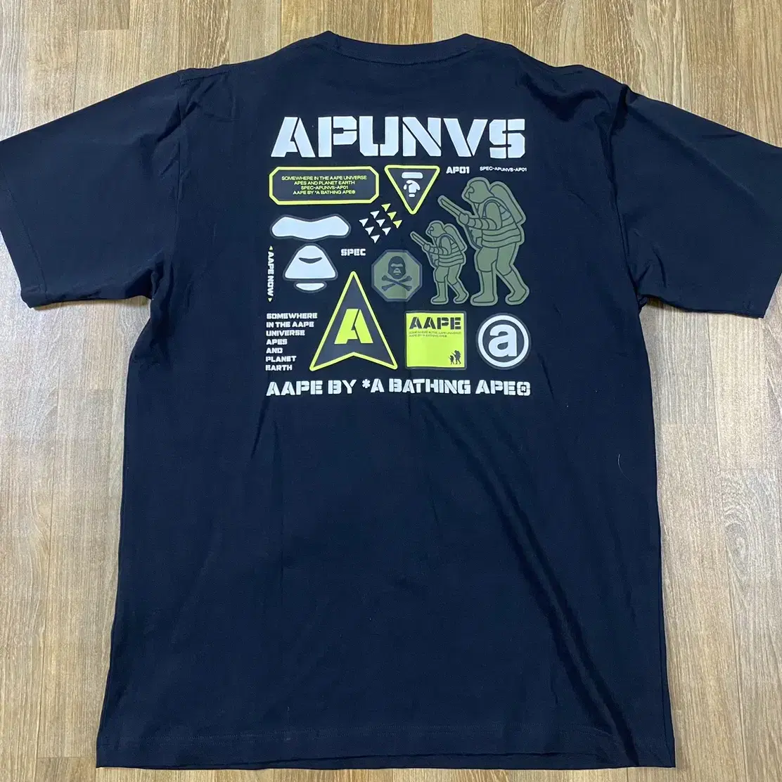 (XL)AAPE 에이프 반팔