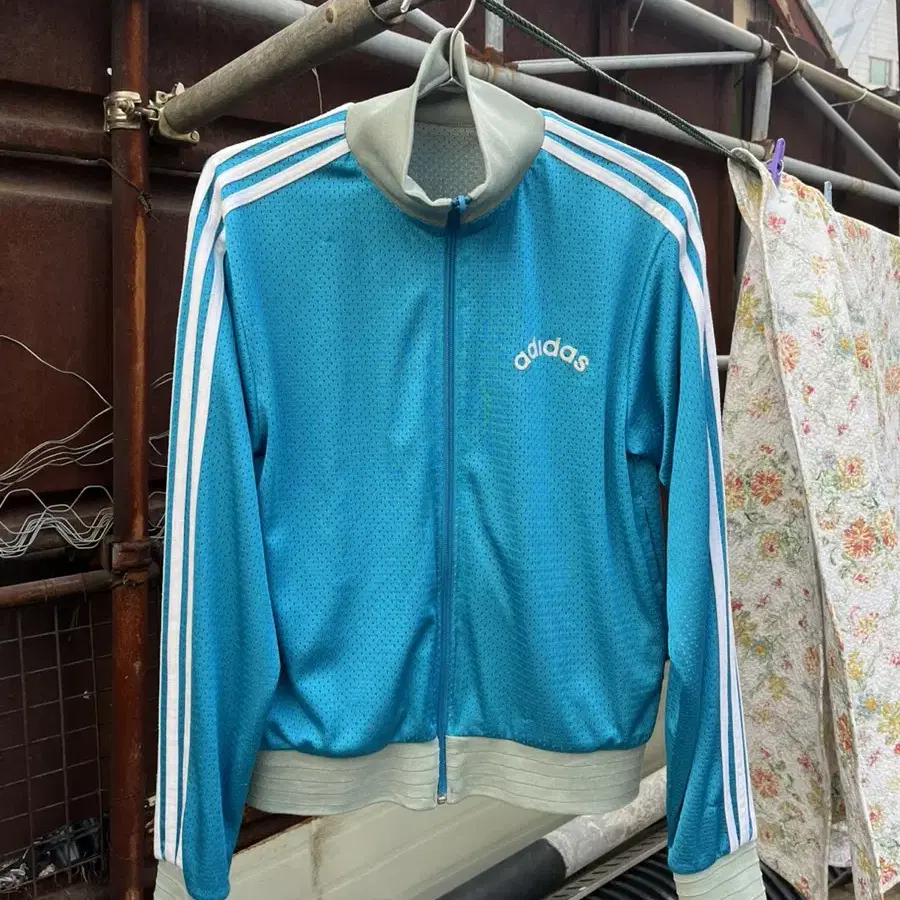 아디다스 리버시블 매쉬 져지 카키 블루 Adidas