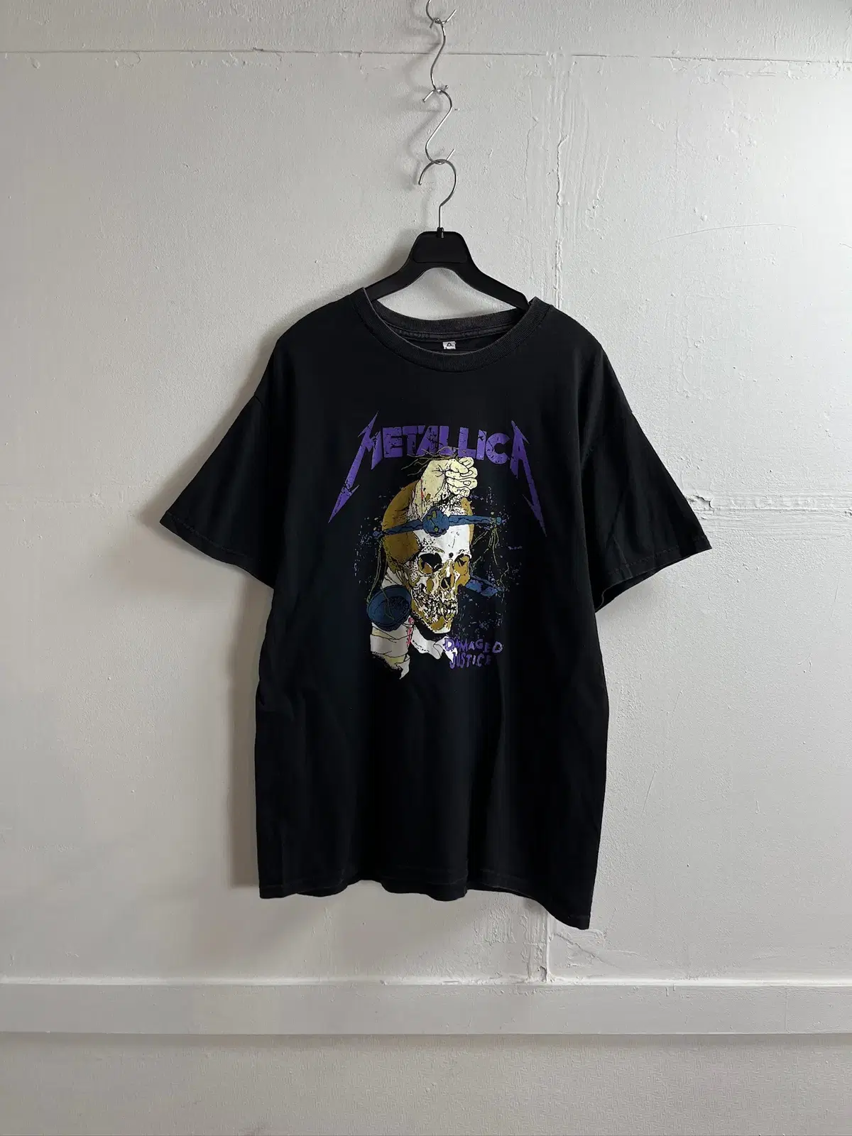 Vintage Metallica Print T-Shirt