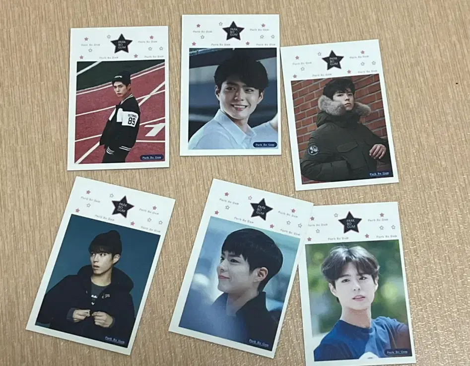 6 Park Bogum photo cards