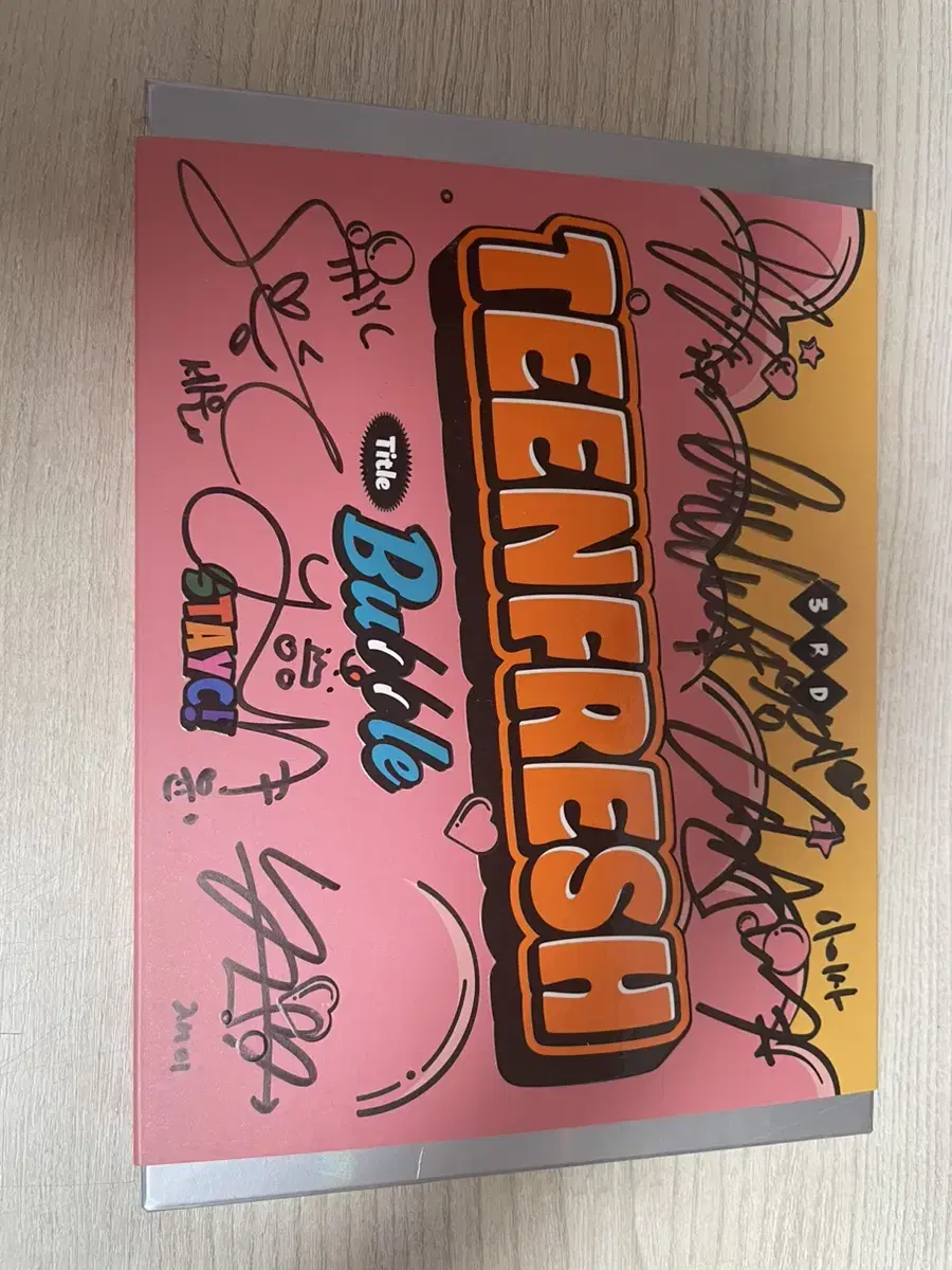 Stayc autographed album