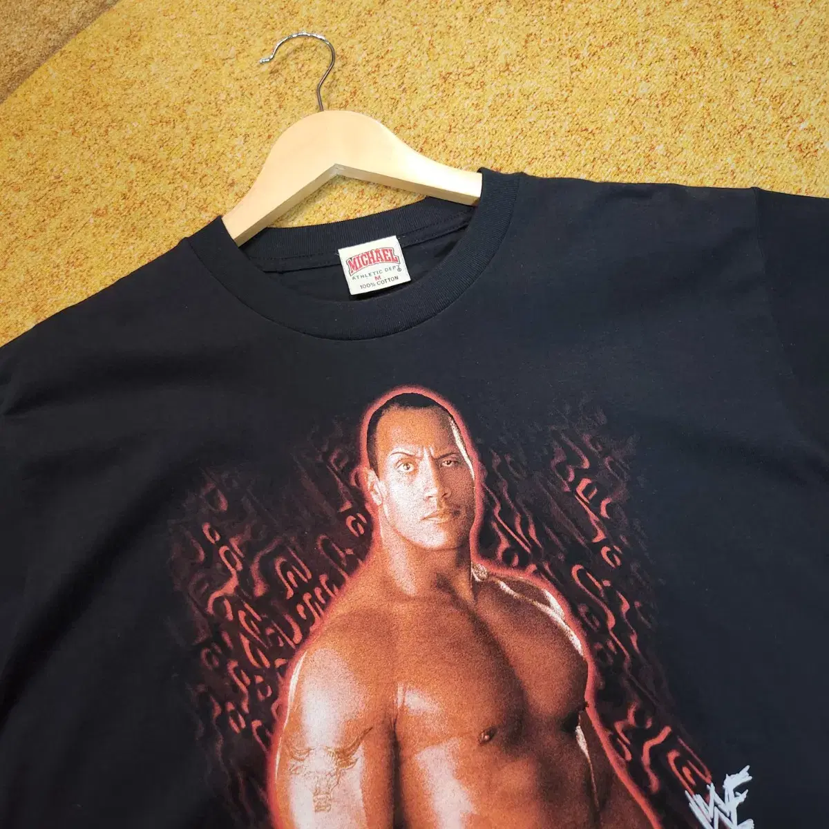 WWE 더락 반팔 M the rock