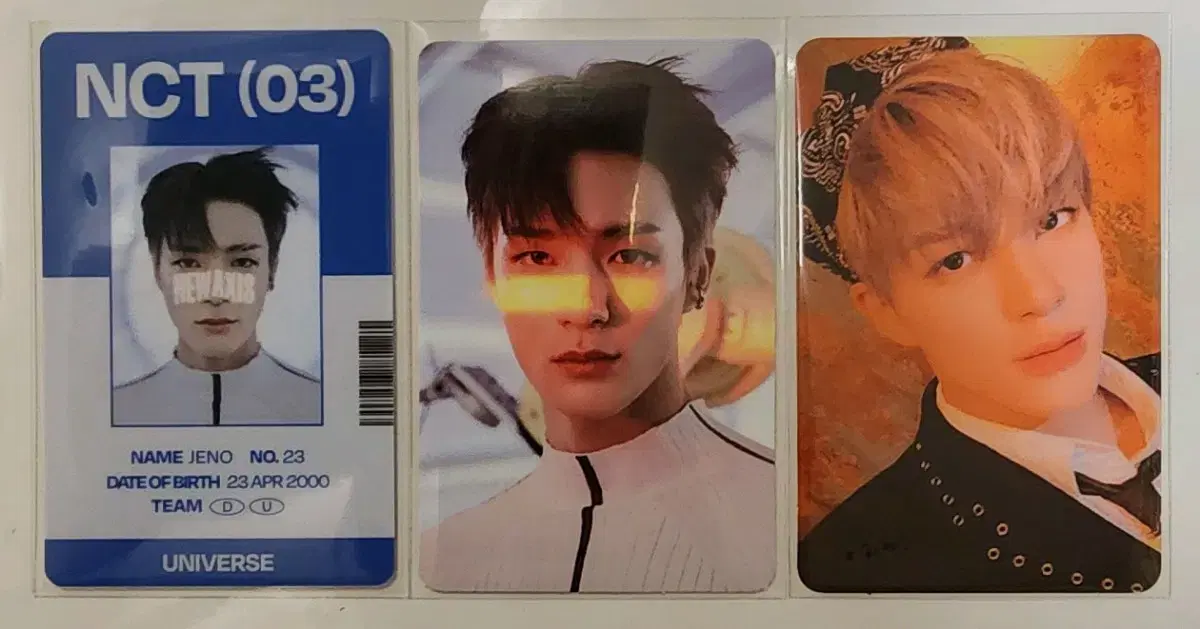 NCT NCT Universe ID kard Photo Card Set jeno photocard Full Set