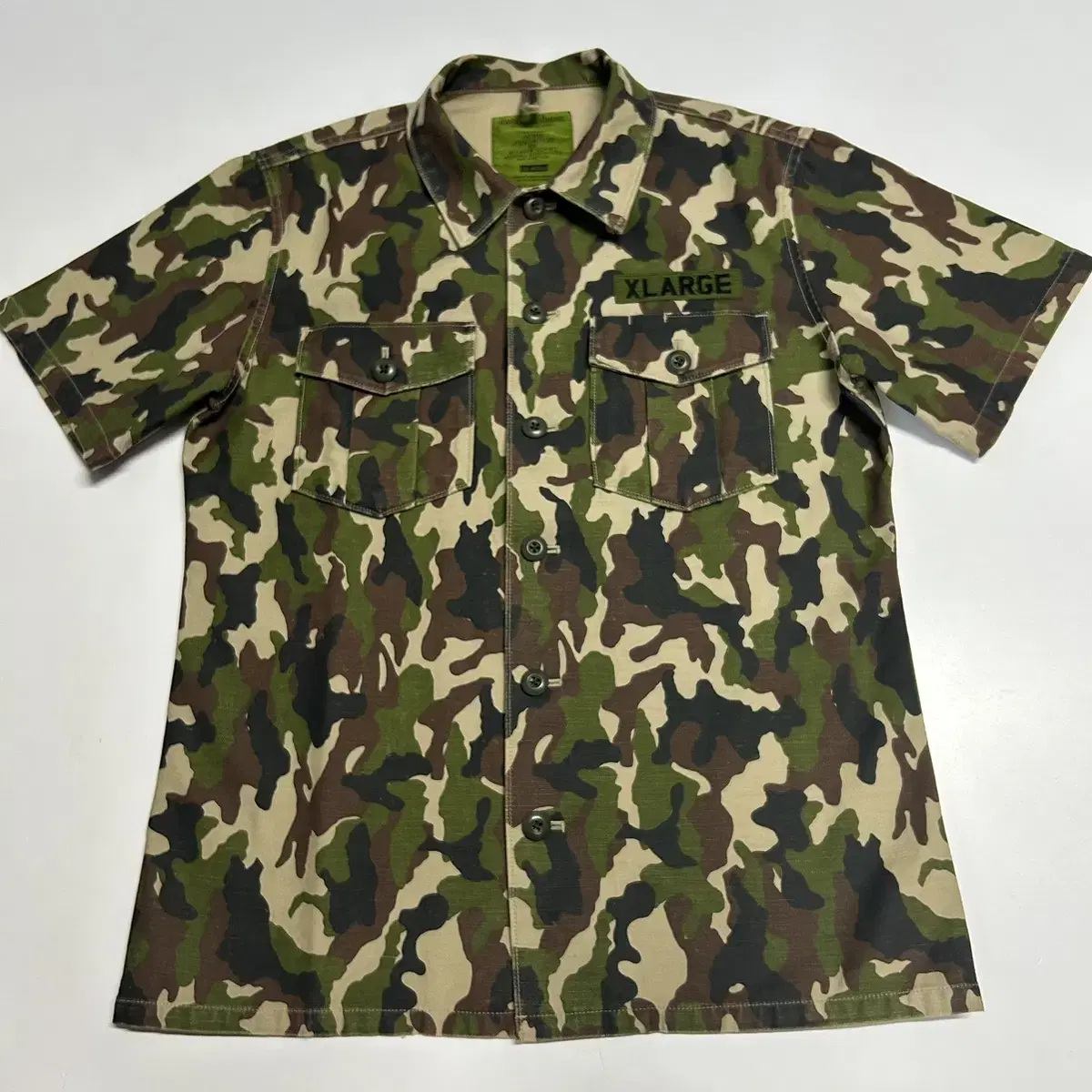 X-large Xtra Large Camo Short Sleeve Shirt