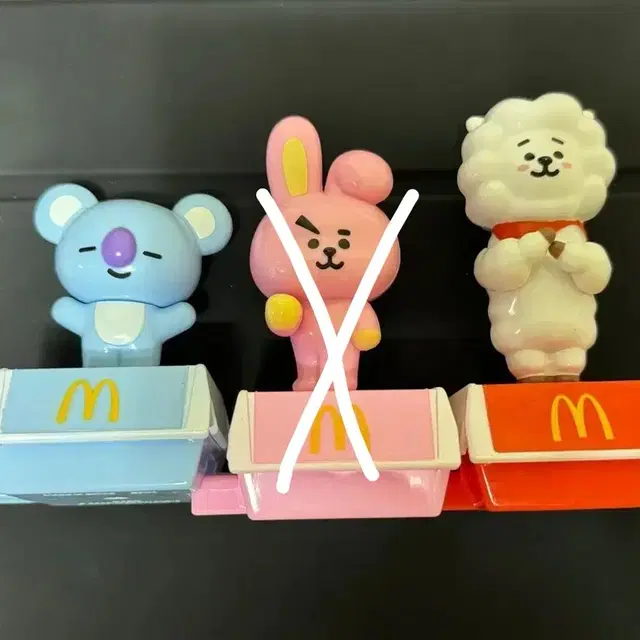 방탄 BT21 맥도날드 피규어