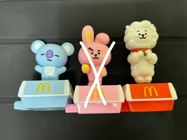 방탄 BT21 맥도날드 피규어