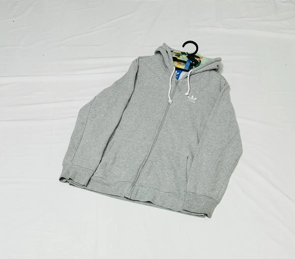 Adidas Big Trefoil Flower Hoodie Zip Up