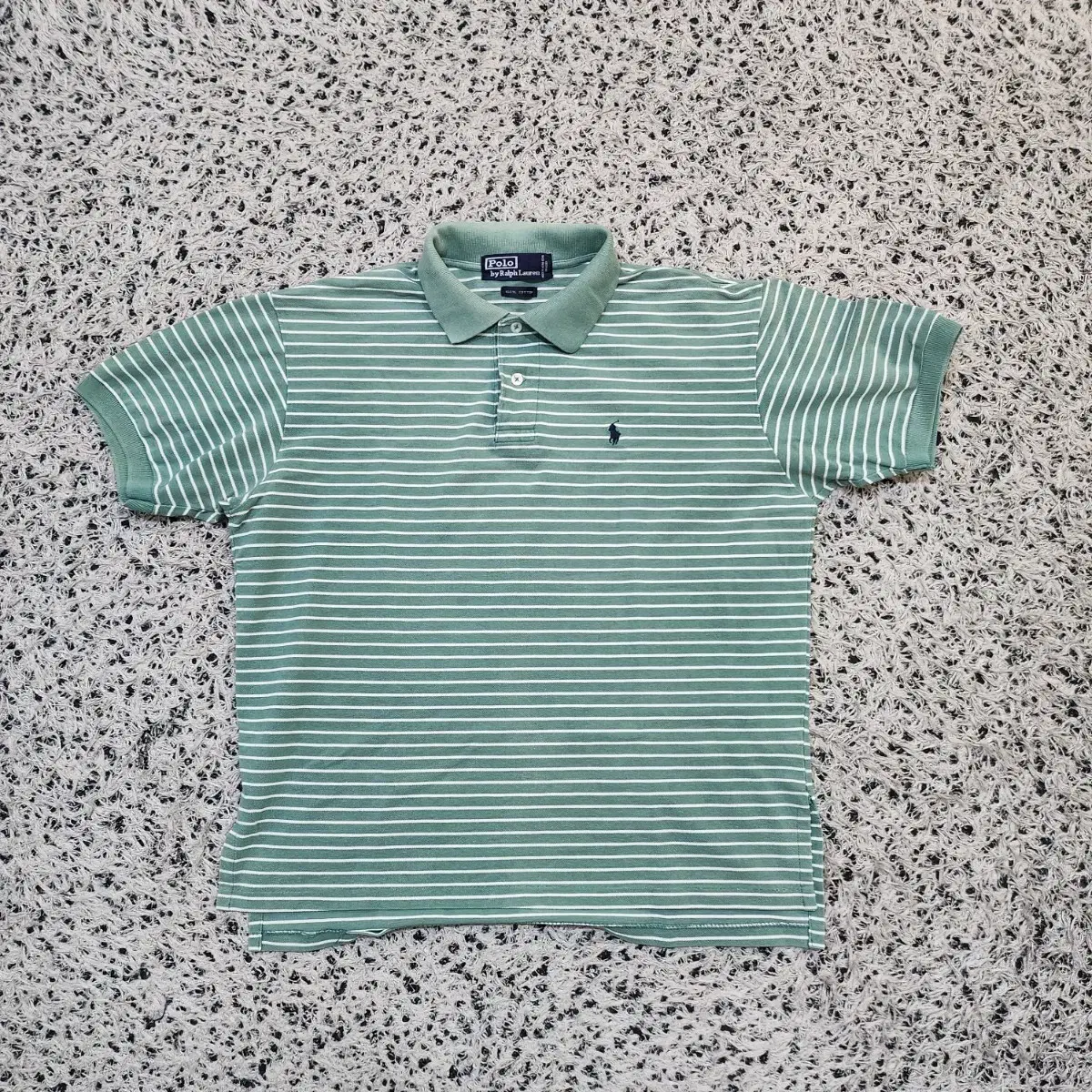 [L] Polo Stripe Short Sleeve Karati (316)